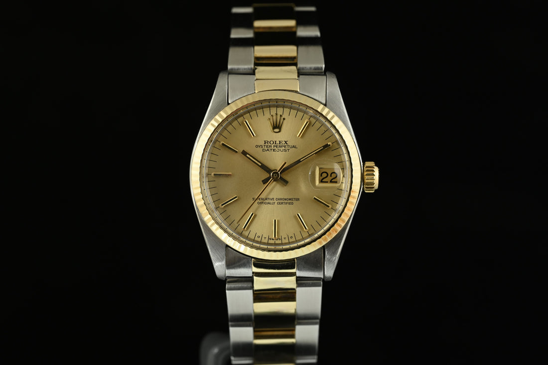 ROLEX | Oyster Perpetual DATEJUST Ref. 68240 Acciaio e Oro 18Kt. 31 mm. Bracciale Oyster Anno 1977