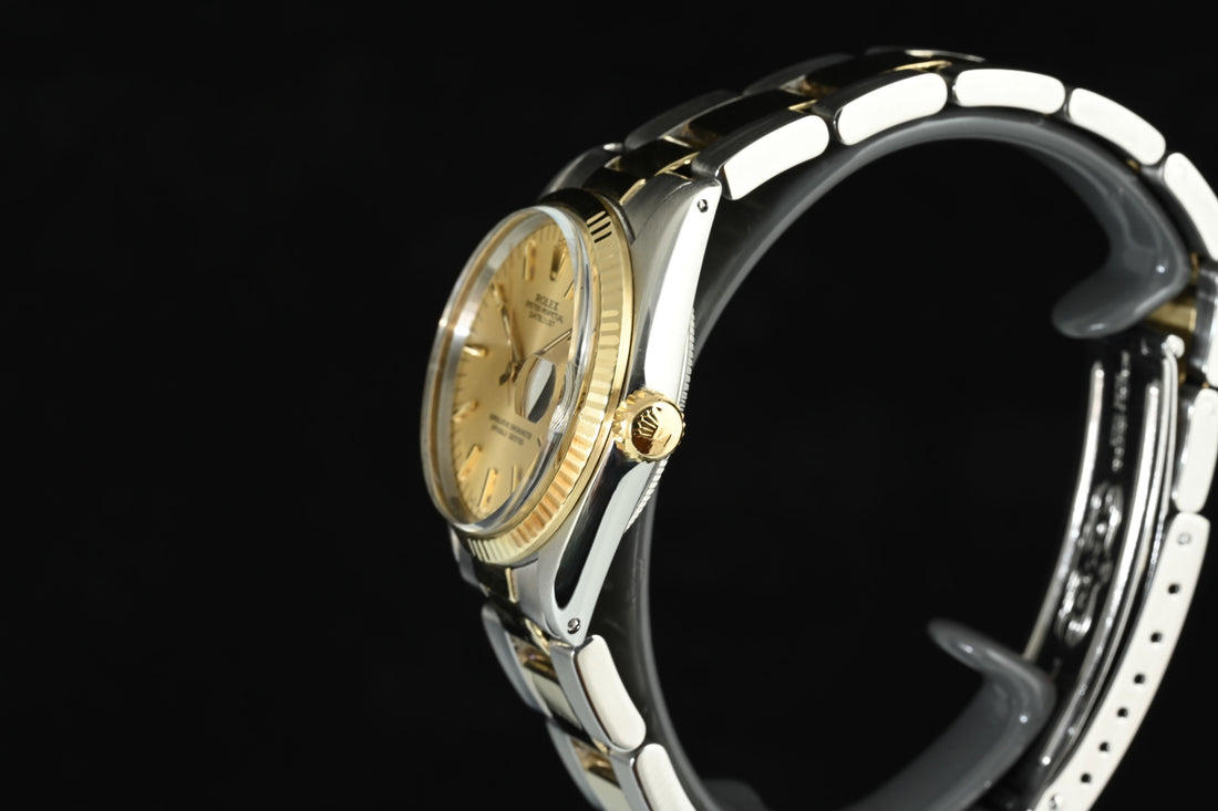 ROLEX | Oyster Perpetual DATEJUST Ref. 68240 Acciaio e Oro 18Kt. 31 mm. Bracciale Oyster Anno 1977