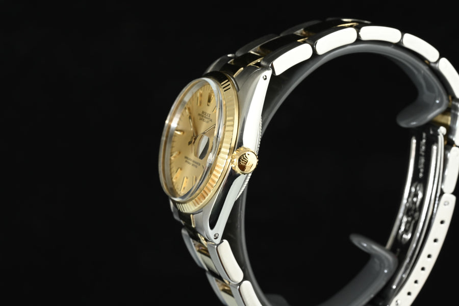 ROLEX | Oyster Perpetual DATEJUST Ref. 68240 Acciaio e Oro 18Kt. 31 mm. Bracciale Oyster Anno 1977