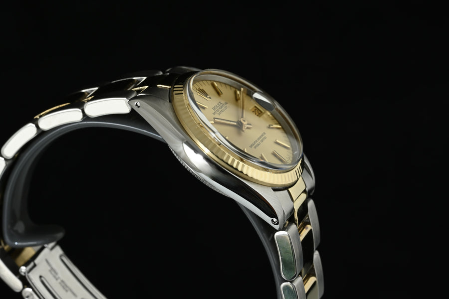 ROLEX | Oyster Perpetual DATEJUST Ref. 68240 Acciaio e Oro 18Kt. 31 mm. Bracciale Oyster Anno 1977