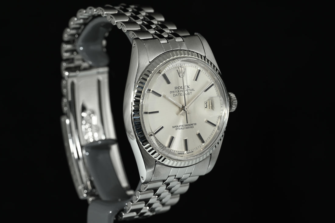 ROLEX | Oyster Perpetual DATEJUST 36 mm. Ref. 1601 Acciaio/Ghiera oro bianco | Anno 1972