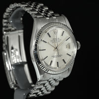 ROLEX | Oyster Perpetual DATEJUST 36 mm. Ref. 1601 Acciaio/Ghiera oro bianco | Anno 1972