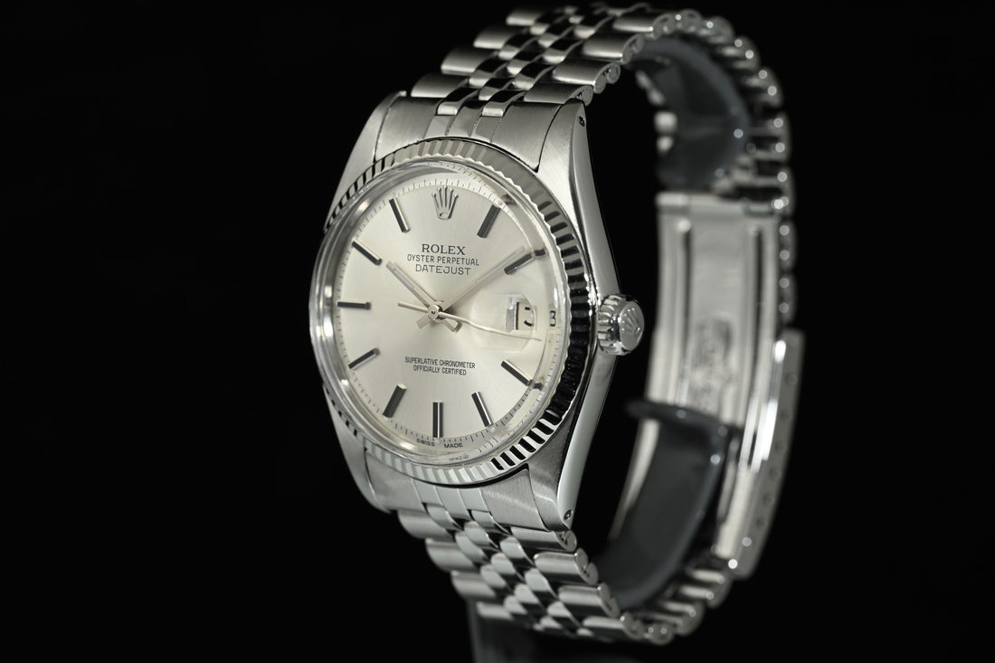 ROLEX | Oyster Perpetual DATEJUST 36 mm. Ref. 1601 Acciaio/Ghiera oro bianco | Anno 1972