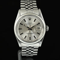 ROLEX | Oyster Perpetual DATEJUST 36 mm. Ref. 1601 Acciaio/Ghiera oro bianco | Anno 1972