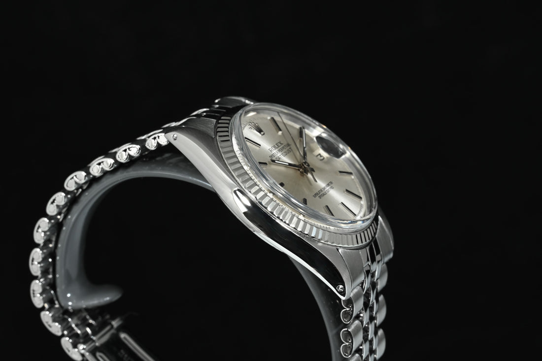 ROLEX | Oyster Perpetual DATEJUST 36 mm. Ref. 1601 Acciaio/Ghiera oro bianco | Anno 1972