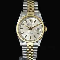 Rolex | Oyster Perpetual DATEJUST | Ref. 16013 Acciaio e oro giallo 18 Kt. Anno 1978