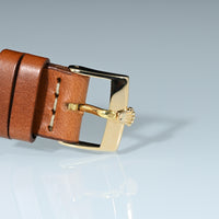 ROLEX | Oyster Perpetual DAY-DATE Yellow gold/leather 36 mm. Ref. 1803 from 1975
