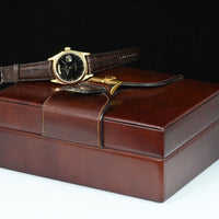 Rolex | Oyster Perpetual Day-Date Ref. 18038 Black dial Oro giallo 18 Kt. Scatola Rolex 1979