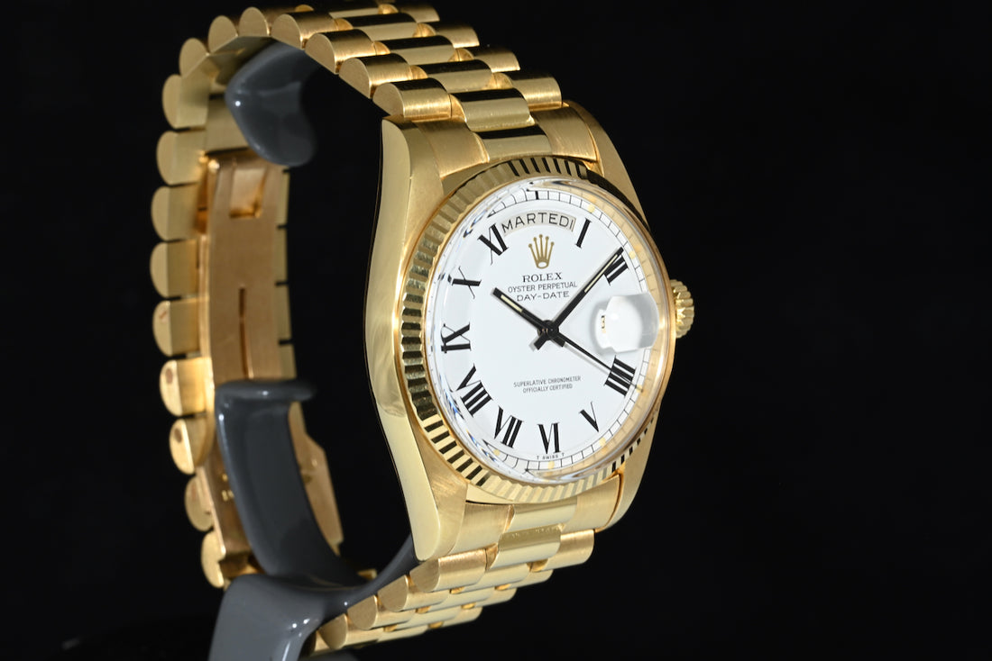 Rolex | Oyster Perpetual DAY-DATE Oro giallo Bracciale President Ref. 1803 Scatola e Garanzia Rolex, anno 1976