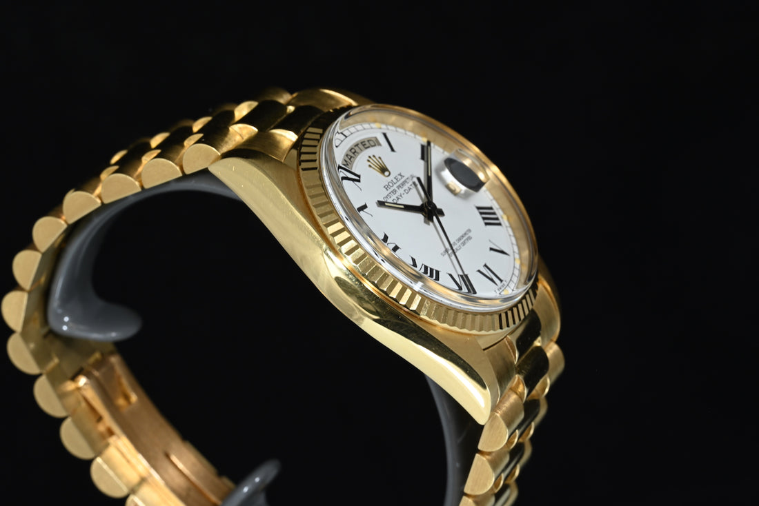 Rolex | Oyster Perpetual DAY-DATE Oro giallo Bracciale President Ref. 1803 Scatola e Garanzia Rolex, anno 1976
