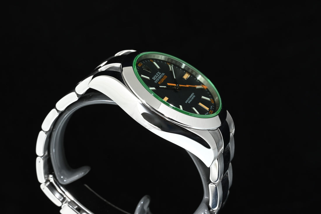 ROLEX | Oyster Perpetual MILGAUSS Green Vetro Verde Ref. 116400GV Scatola e Garanzia Rolex, 2008