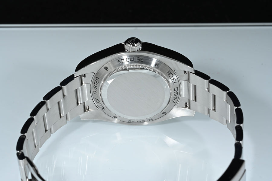 ROLEX | Oyster Perpetual MILGAUSS Green Vetro Verde Ref. 116400GV Scatola e Garanzia Rolex, 2008