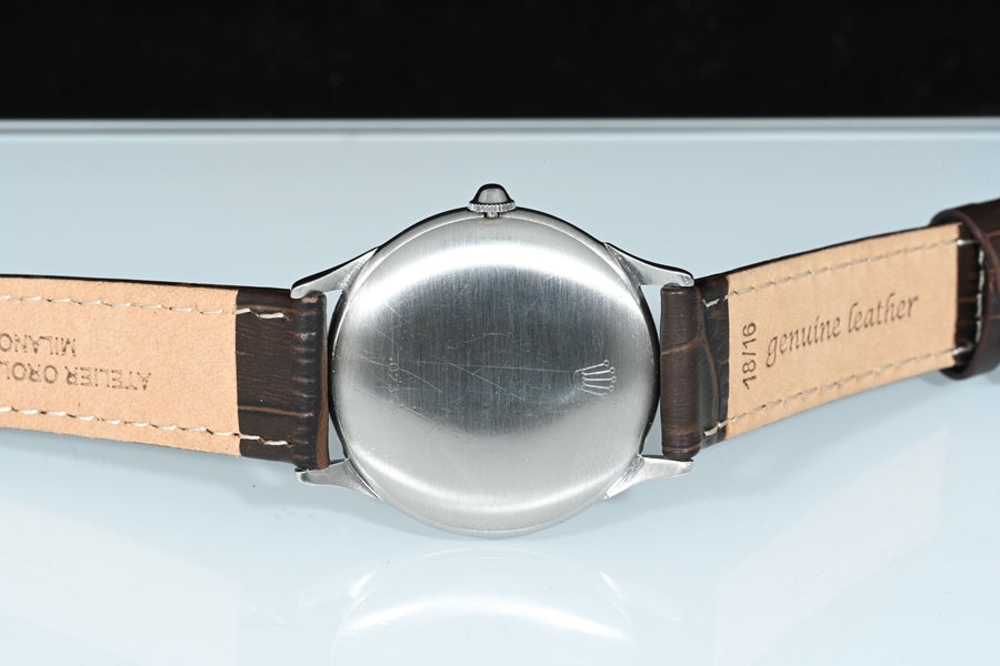 ROLEX | Precision Shock Resisting Ref. 4498 in steel, 35 mm, Manual winding