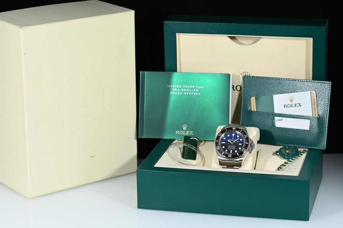 ROLEX | SEA-DWELLER DEEPSEA D-Blue James Cameron Ref. 116660 Scatola e Garanzia Rolex 2016