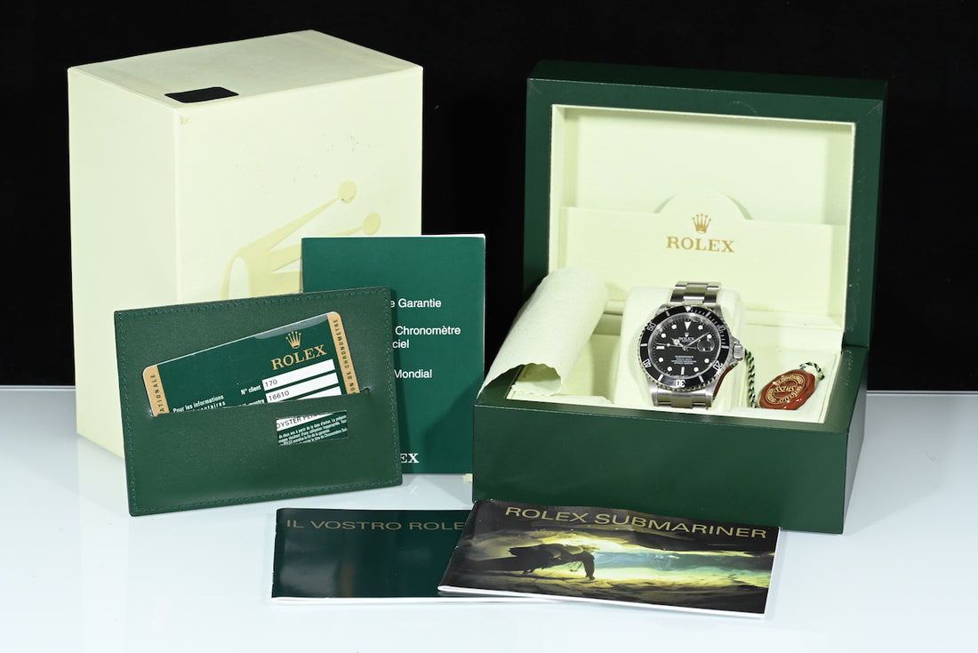 Rolex | SUBMARINER DATE RRR Ref. 16610 Steel, 40 mm. Rolex Box and papers 2008