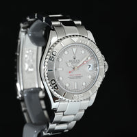 ROLEX | YACHT MASTER Lady Ref. 168622 Rolesium 35 mm. - Rolex box and guarantee, 2005