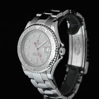 ROLEX | YACHT MASTER Lady Ref. 168622 Rolesium 35 mm. - Rolex box and guarantee, 2005