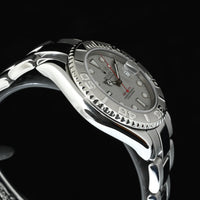 ROLEX | YACHT MASTER Lady Ref. 168622 Rolesium 35 mm. - Rolex box and guarantee, 2005