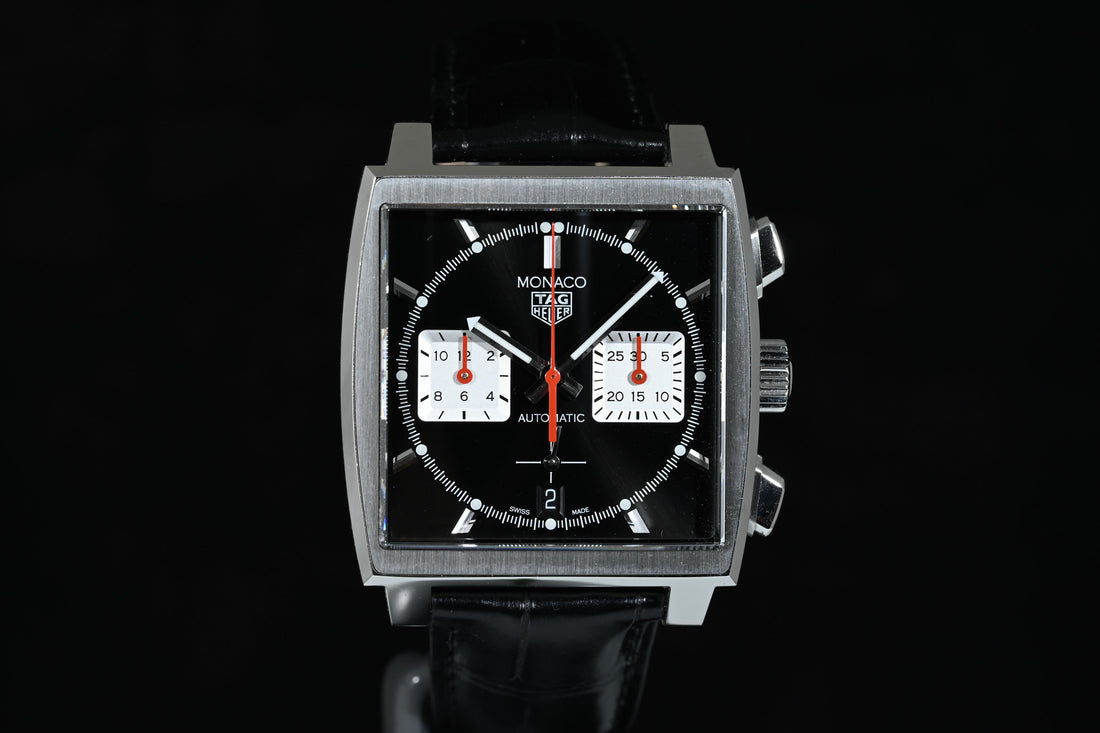 TAG HEUER | MONACO Chronograph Automatico, 39 mm, Acciaio, Ref. CBL2113 - NUOVO