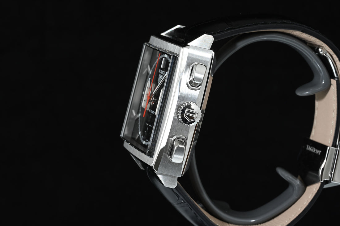 TAG HEUER | MONACO Chronograph Automatico, 39 mm, Acciaio, Ref. CBL2113 - NUOVO