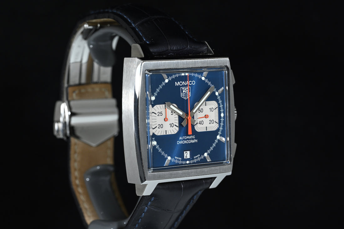TAG HEUER | MONACO Steve McQueen Ref. CW2113 Steel 38 mm. Box and Papers, 2005