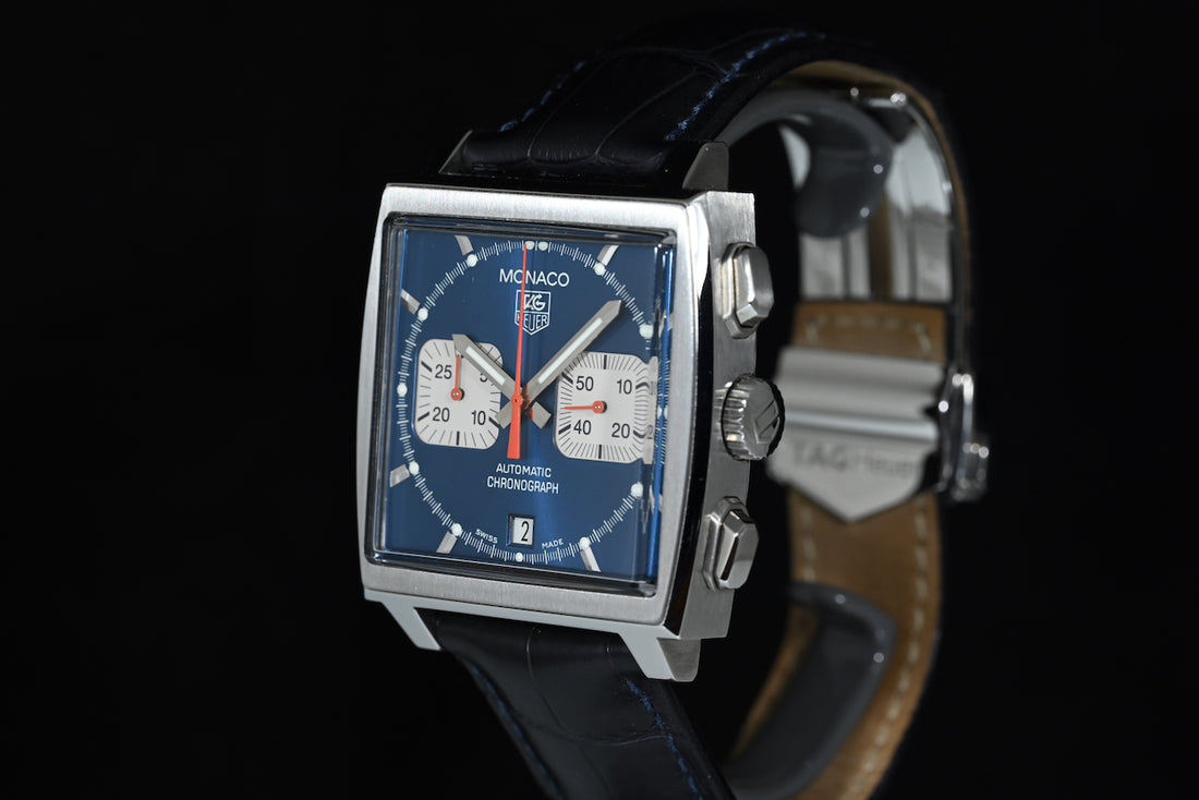 TAG HEUER | MONACO Steve McQueen Ref. CW2113 Steel 38 mm. Box and Papers, 2005