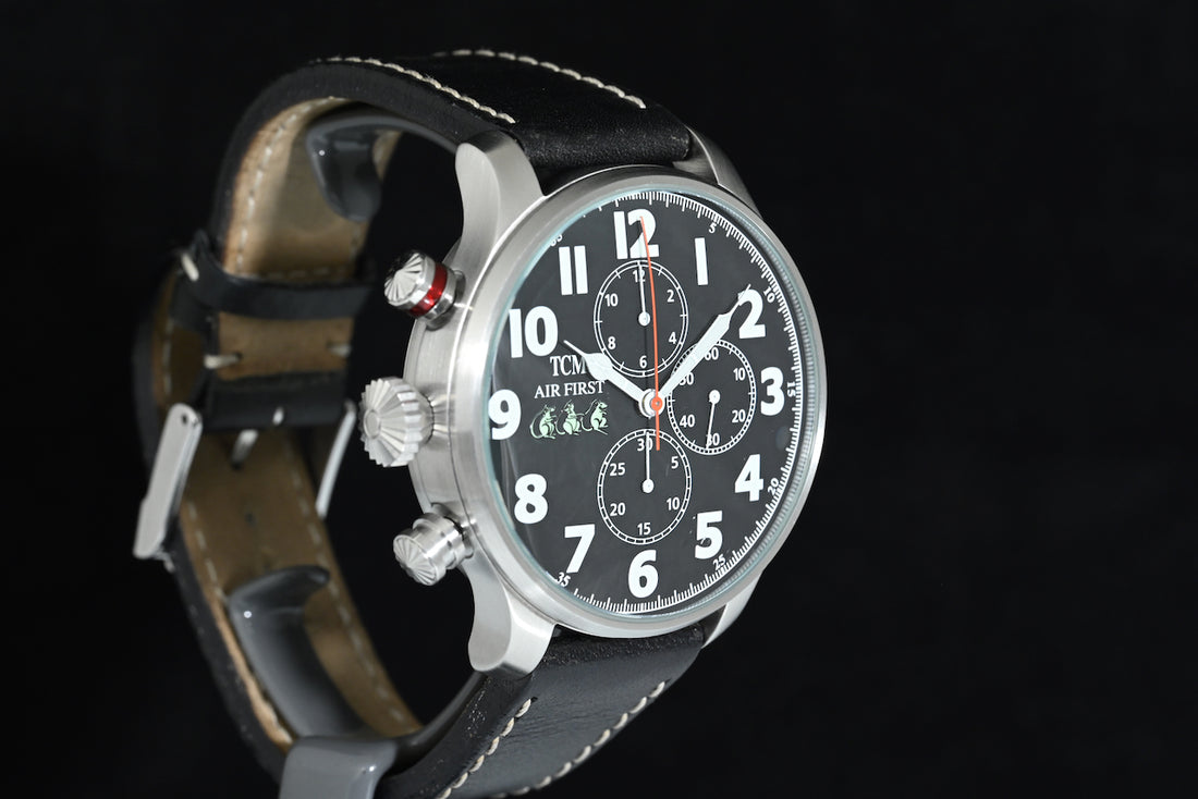 Terra Cielo Mare | TCM Air First 47 "Sorci Verdi" Left-Handed Chronograph Ref. TC6024AC3PA – Box and papers (2004)