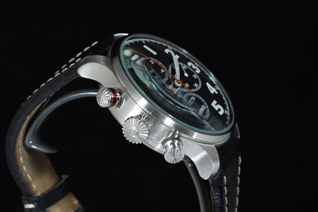 Terra Cielo Mare | TCM Air First 47 "Sorci Verdi" Left-Handed Chronograph Ref. TC6024AC3PA – Box and papers (2004)