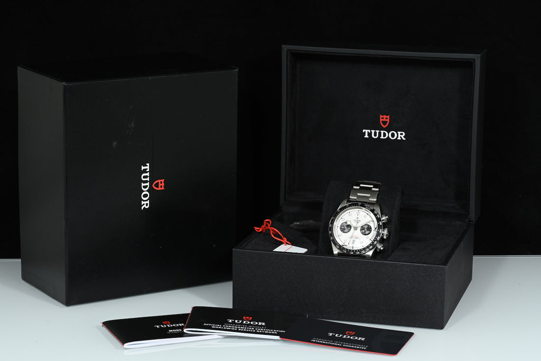 TUDOR | BLACK BAY CHRONO Steel 41 mm. Ref. 79360N, Tudor Box and Warranty, 2021