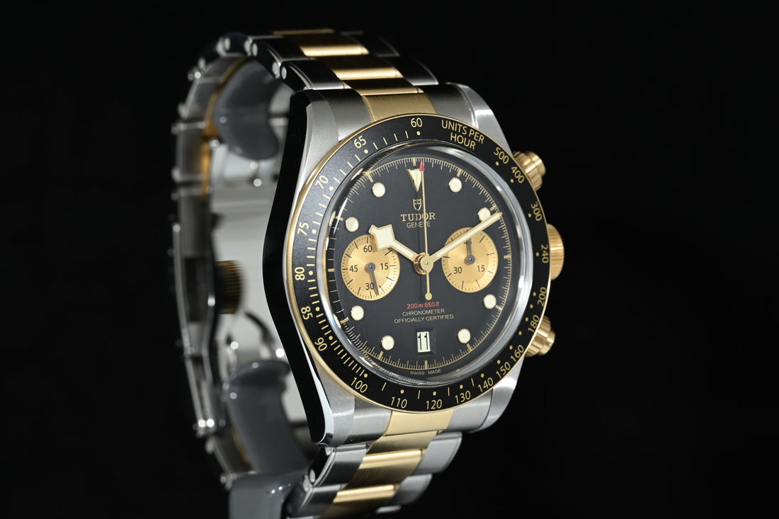 TUDOR | BLACK BAY CHRONO 41 mm Acciaio/Oro Ref. 79363N, Scatola e Garanzia Tudor, Novembre 2025