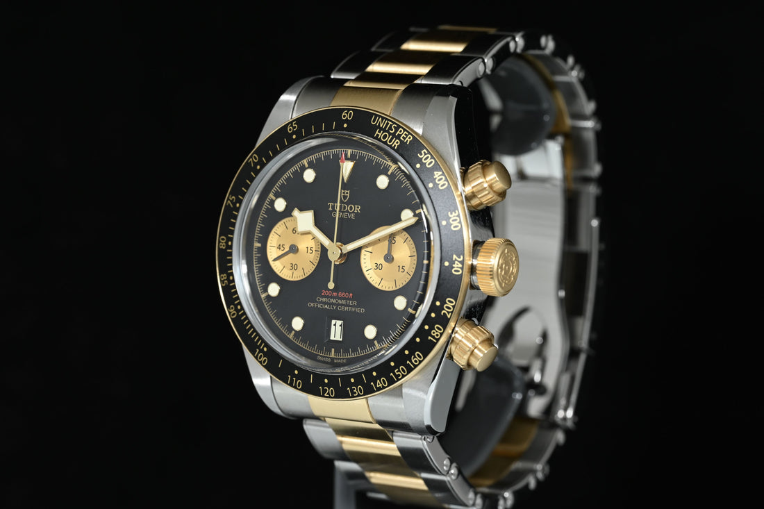 TUDOR | BLACK BAY CHRONO 41 mm Acciaio/Oro Ref. 79363N, Scatola e Garanzia Tudor, Novembre 2025