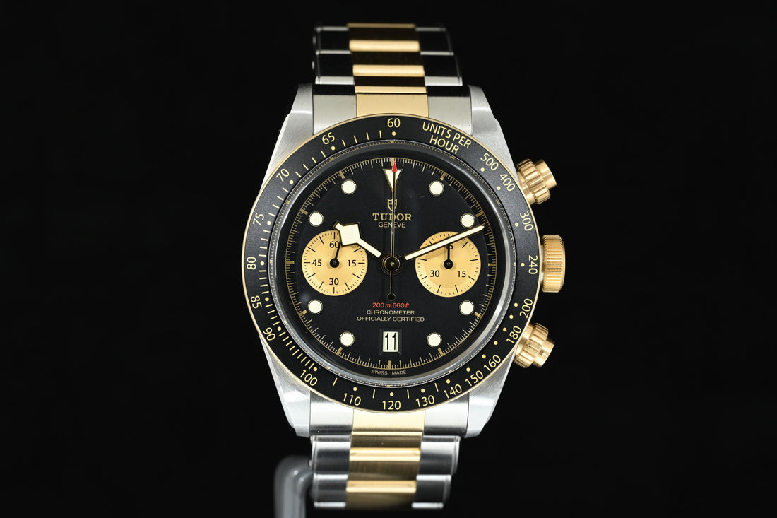 TUDOR | BLACK BAY CHRONO 41 mm Acciaio/Oro Ref. 79363N, Scatola e Garanzia Tudor, Novembre 2025