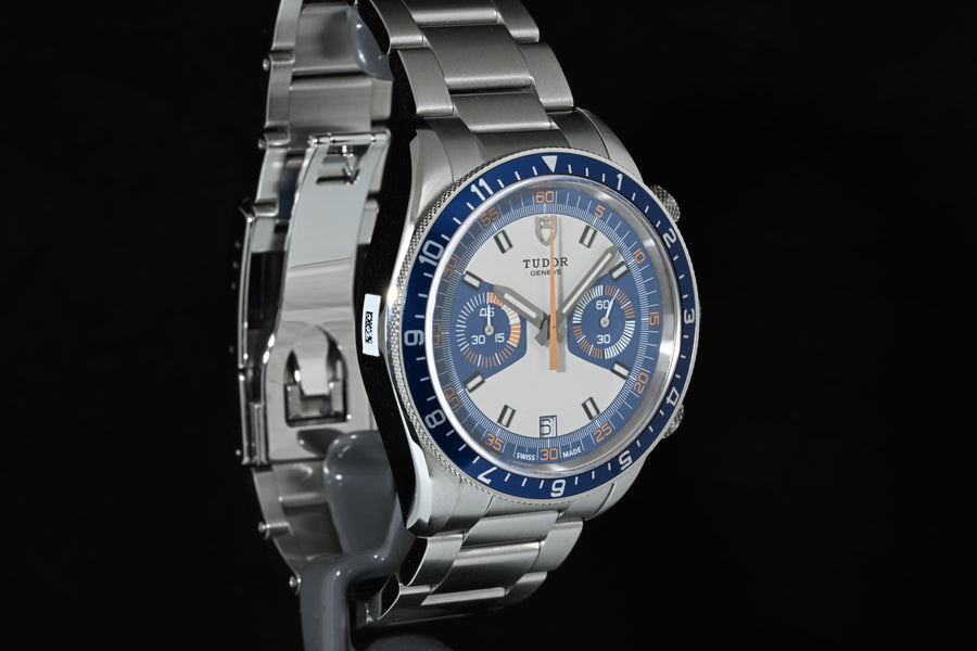 TUDOR | Heritage Chrono Blue Ref.  M70330B Scatola e Garanzia Tudor NUOVO con pellicole