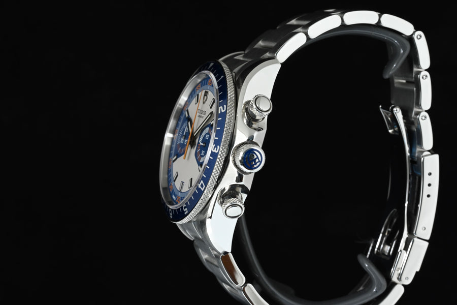 TUDOR | Heritage Chrono Blue Ref.  M70330B Scatola e Garanzia Tudor NUOVO con pellicole