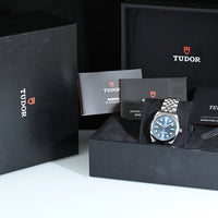 TUDOR | Black Bay 36 mm. Steel - Blue Ref. 79640. Tudor Box and Warranty, April 2023