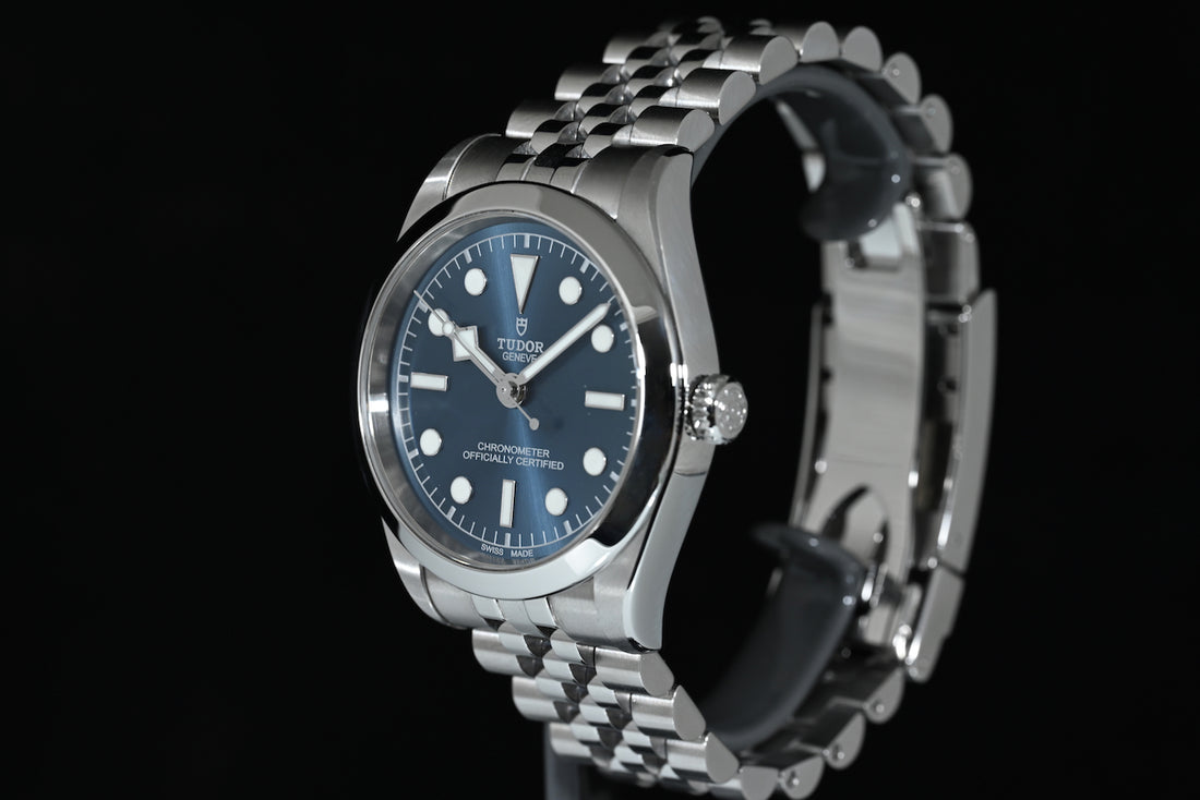 TUDOR | Black Bay 36 mm. Steel - Blue Ref. 79640. Tudor Box and Warranty, April 2023