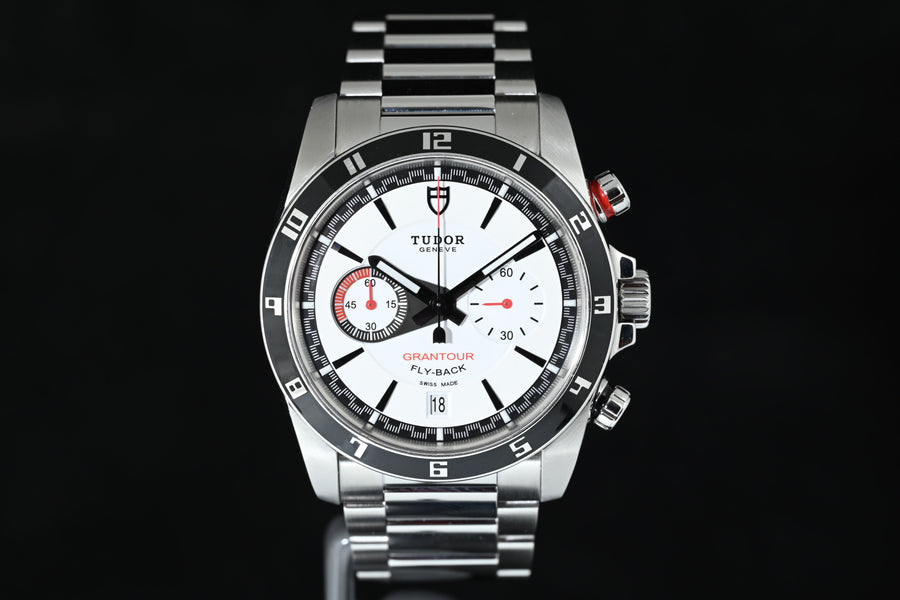 TUDOR | Grantour Flyback chronograph, Steel, 42 mm. Ref. 20550N