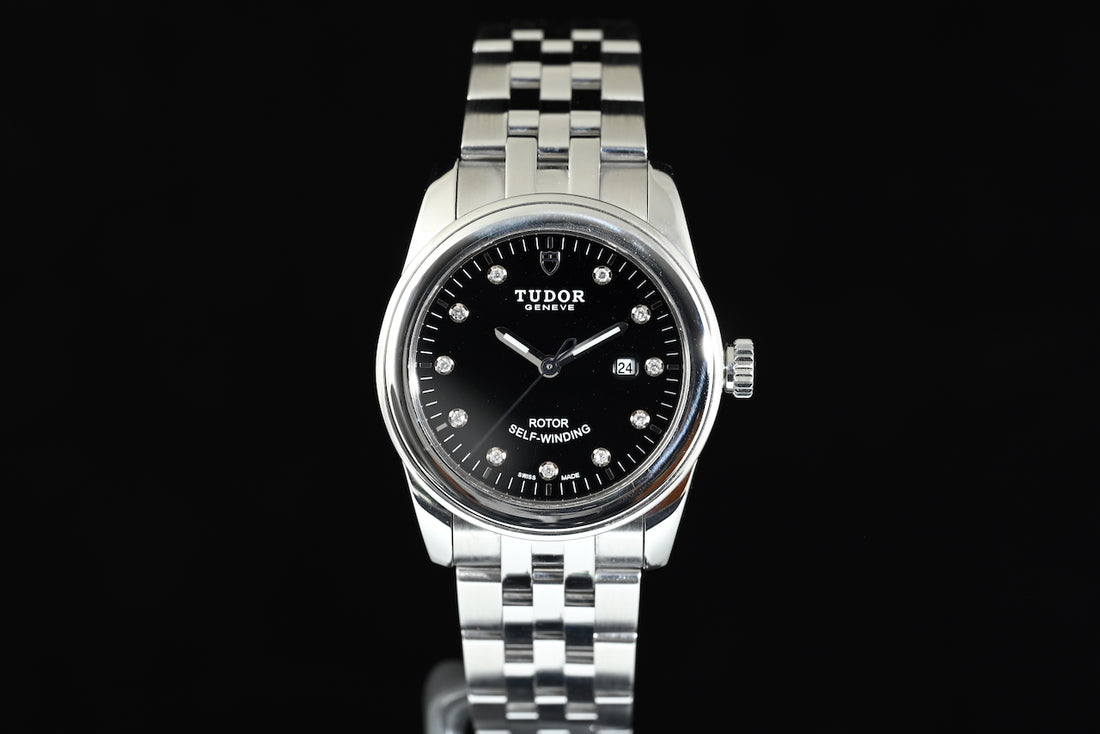 TUDOR | GLAMOUR Date Diamonds, 31 mm, Steel, Automatic, Tudor Warranty, 2014