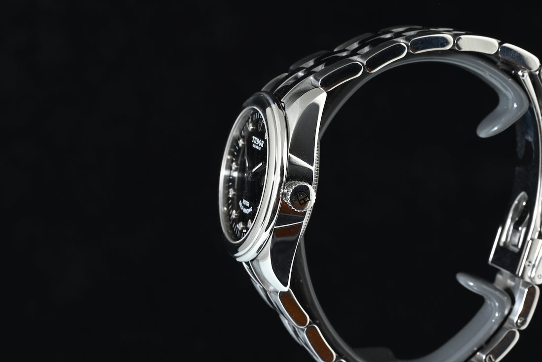 TUDOR | GLAMOUR Date Diamonds, 31 mm, Steel, Automatic, Tudor Warranty, 2014