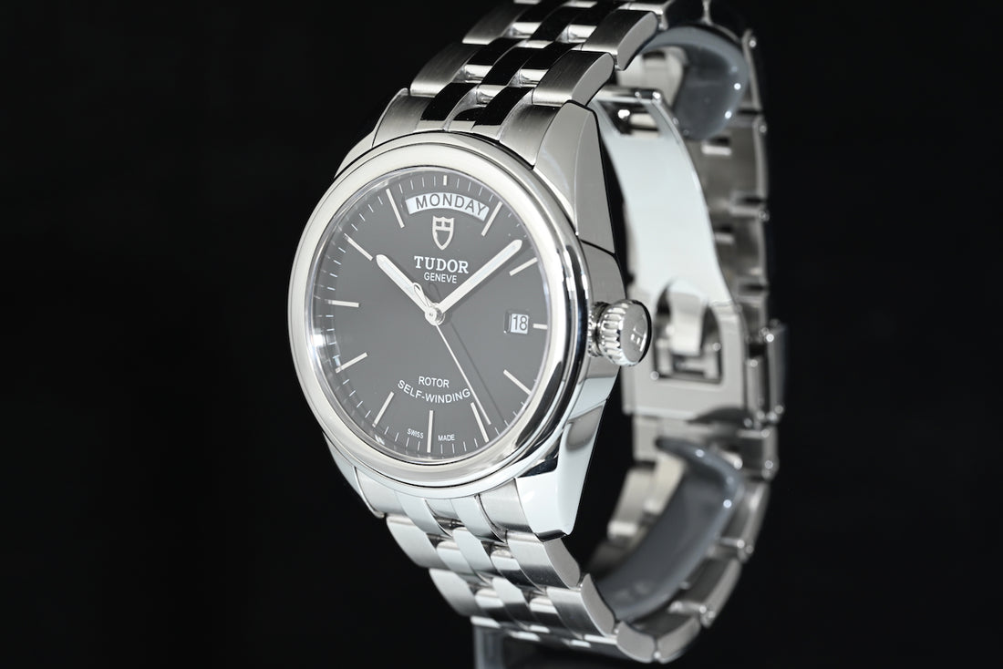 TUDOR | Glamour Day-Date Ref. 56000, Steel, 39 mm | Tudor Warranty, 2015