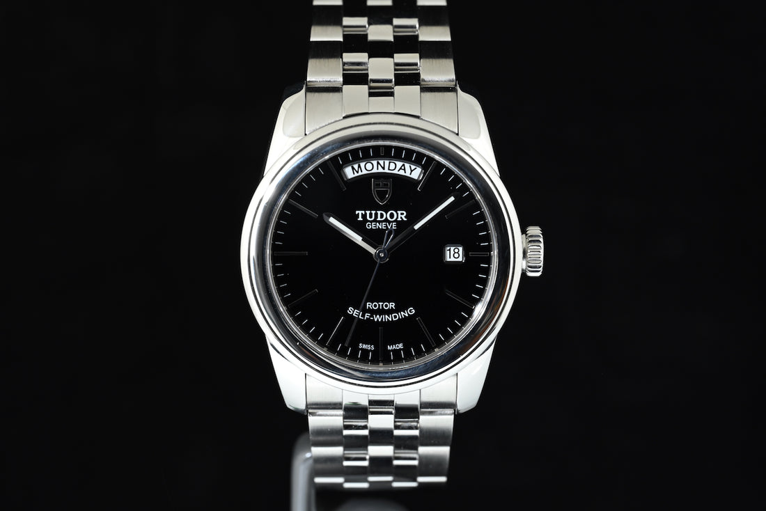 TUDOR | Glamour Day-Date Ref. 56000, Steel, 39 mm | Tudor Warranty, 2015