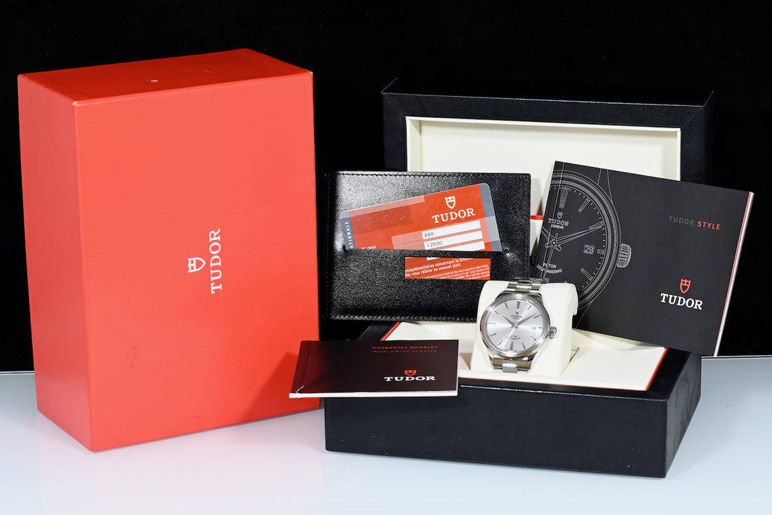 TUDOR | STYLE 38 mm. Automatic, Steel Ref. 12500 Box and papers 2018