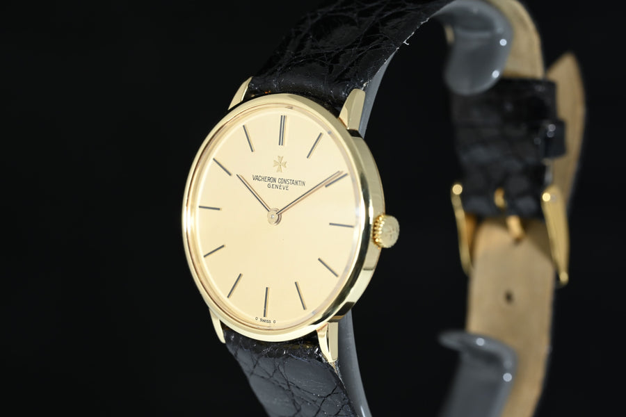 VACHERON CONSTANTIN | Patrimony Classic, 18 kt yellow gold. 31 mm. Manual winding Box and papers, 1981 Ref. 39015