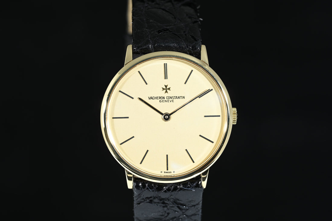 VACHERON CONSTANTIN | Patrimony Classic, 18 kt yellow gold. 31 mm. Manual winding Box and papers, 1981 Ref. 39015