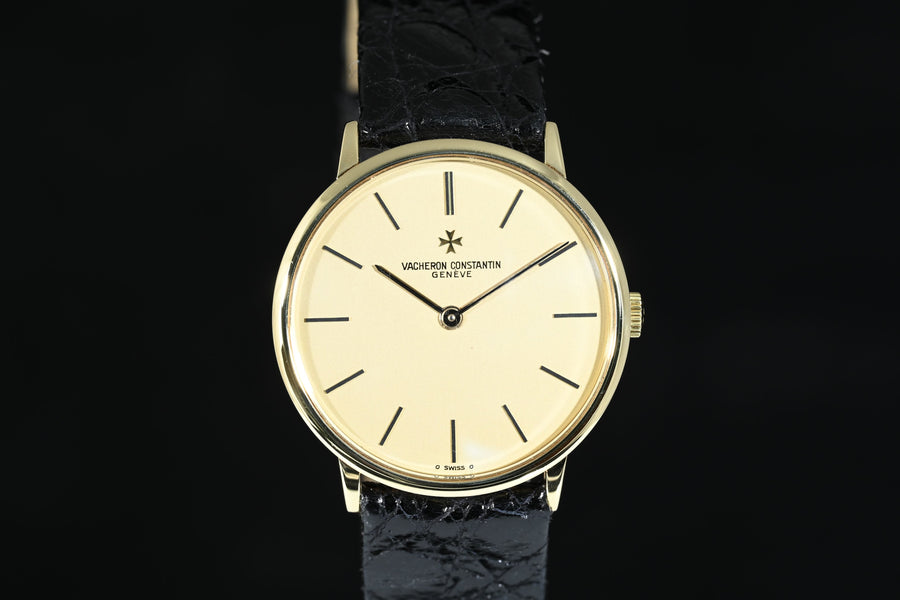 VACHERON CONSTANTIN | Patrimony Classic, 18 kt yellow gold. 31 mm. Manual winding Box and papers, 1981 Ref. 39015