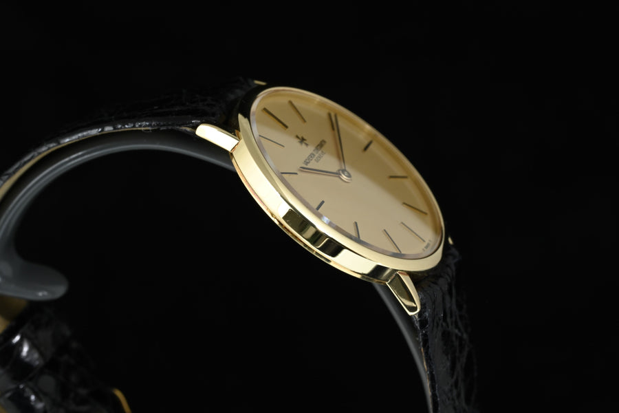 VACHERON CONSTANTIN | Patrimony Classic, 18 kt yellow gold. 31 mm. Manual winding Box and papers, 1981 Ref. 39015