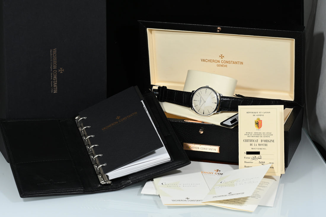 VACHERON CONSTANTIN | PATRIMONY Manuale oro bianco 40 mm. Ref. 81180 Scatola e Garanzia 2006
