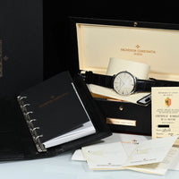 VACHERON CONSTANTIN | PATRIMONY Manuale oro bianco 40 mm. Ref. 81180 Scatola e Garanzia 2006