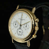 VACHERON CONSTANTIN | Patrimony Chronograph Ref. 49003 Oro giallo, Anni ’90 38 mm. Automatico