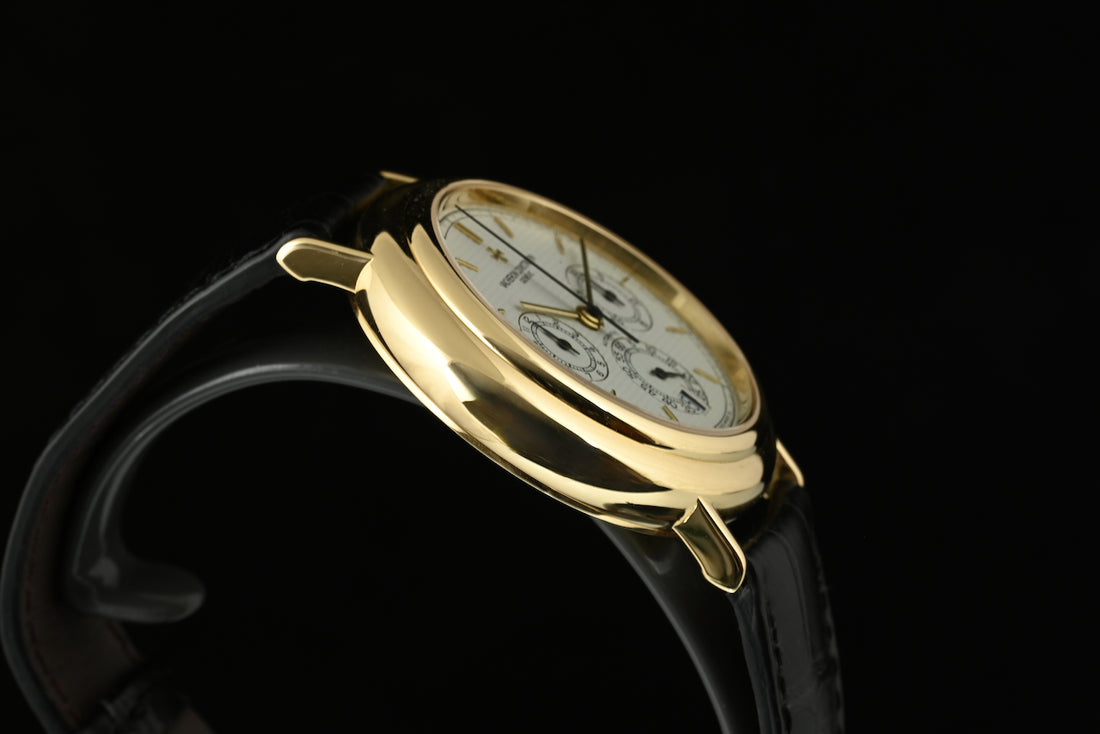 VACHERON CONSTANTIN | Patrimony Chronograph Ref. 49003 Oro giallo, Anni ’90 38 mm. Automatico